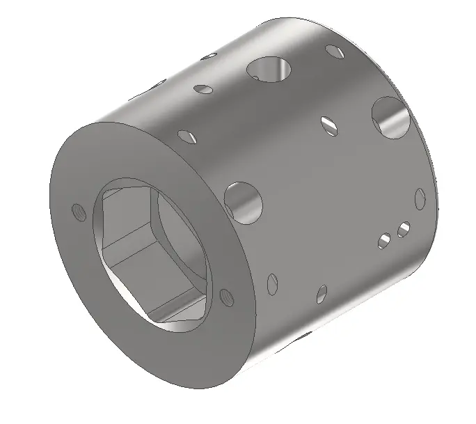 Bottom for Grinding shaft 210x210