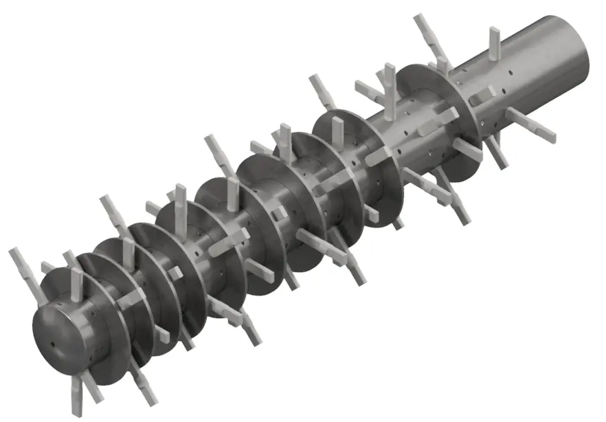 Grinding Shaft Assembly, 34-Pin HM
